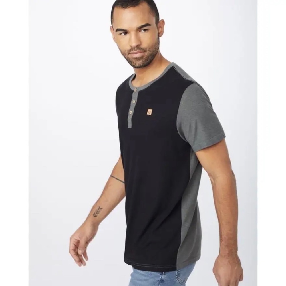 Tentree Hemp Henley T-shirt Men's Medium